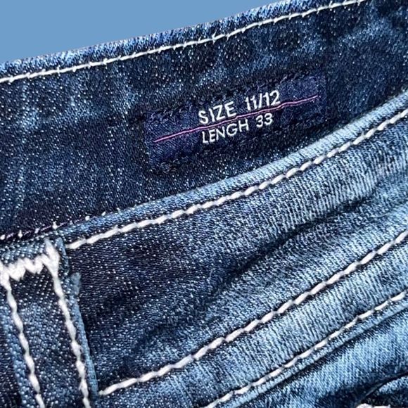 Vigoss Chelsea Slim Bootcut Mid Rise Jeans Size 11/12 34x30 - Picture 5 of 5